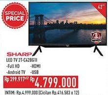 Promo Harga Sharp 2T-C42BG1i | Full HD Android TV 42"  - Hypermart