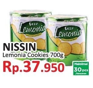 Promo Harga NISSIN Cookies Lemonia 700 gr - Yogya