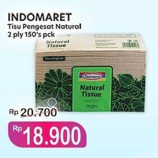 Promo Harga Indomaret Natural Tissue 150 pcs - Indomaret