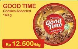 Promo Harga GOOD TIME Chocochips Assorted Cookies Tin 149 gr - Indomaret