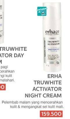 Promo Harga ERHA21 Truwhite Activator Night Cream  - Watsons