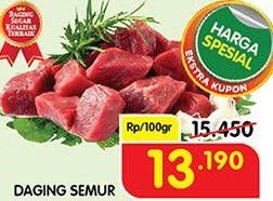 Promo Harga Daging Semur per 100 gr - Superindo