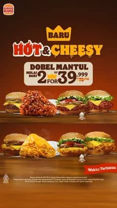 Promo Harga Hot & Cheesy  - Burger King