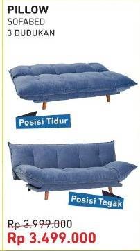 Promo Harga COURTS Pillow Sofa Bed  - Courts
