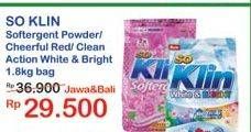 Promo Harga Softergent/ Detergent 1.8kg  - Indomaret