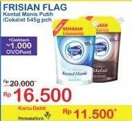 Promo Harga Frisian Flag Susu Kental Manis Cokelat, Putih 545 gr - Indomaret