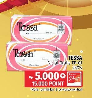 Promo Harga TESSA Facial Tissue GRAFIS TP01 250 pcs - LotteMart