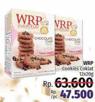 Promo Harga WRP Cookies Choco Chips 12 pcs - LotteMart
