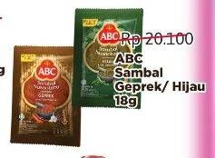 Promo Harga ABC Sambal Nusantara Hijau, Geprek per 10 sachet 18 gr - Alfamidi