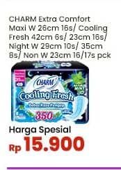 Promo Harga Charm Extra Comfort Maxi/Cooling Fresh  - Indomaret