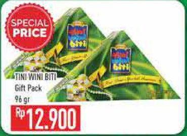 Promo Harga TINI WINI BITI Biskuit Crackers Gift Pack 96 gr - Hypermart