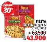 Promo Harga FIESTA Naget Chicken Nugget, Stikie 500 gr - LotteMart