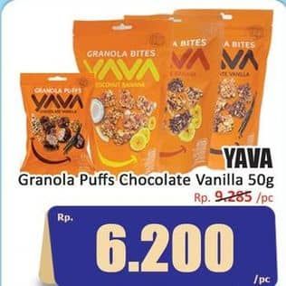 Promo Harga Yava Granola Puffs Chocolate Vanilla 50 gr - Hari Hari