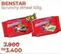 Promo Harga BENSTAR Crunchy Wheat Original 103 gr - Alfamart