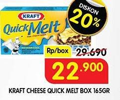 Promo Harga Kraft Quick Melt 165 gr - Superindo