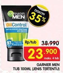 Promo Harga Garnier Men Turbo Light Oil Control Facial Foam 100 ml - Superindo