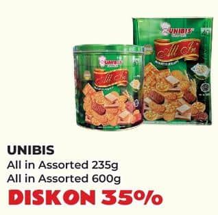 Promo Harga Unibis All In Biskuit Beraneka Rasa 275 gr - Yogya