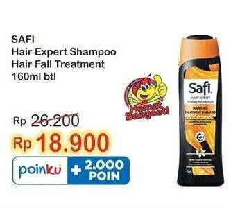 Promo Harga SAFI Hair Xpert Shampoo Hair Fall Treatment 160 ml - Indomaret