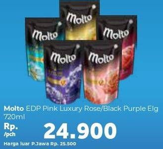 Promo Harga MOLTO Eau De Parfum Pink, Black Purple 720 ml - Carrefour