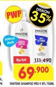 Promo Harga Pantene Shampoo All Variants 750 ml - Superindo