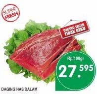 Promo Harga Daging Has Dalam (Tenderloin) per 100 gr - Superindo