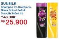 Promo Harga SUNSILK Shampoo Black Shine, Soft And Smooth 340 ml - Indomaret