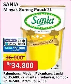 Promo Harga Sania Minyak Goreng 2000 ml - Alfamart