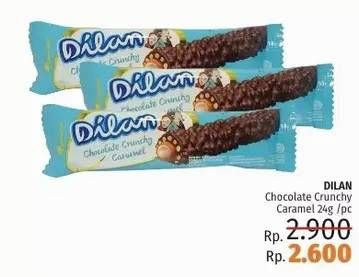 Promo Harga DILAN Chocolate Crunchy Cream 24 gr - LotteMart