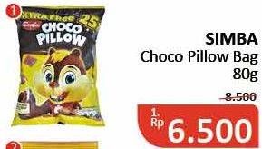 Promo Harga SIMBA Choco Pillow 80 gr - Alfamidi