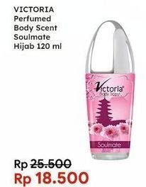 Promo Harga VICTORIA Perfumed Body Scent Soulmate 120 ml - Indomaret