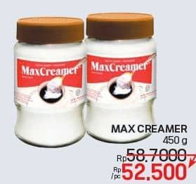 Promo Harga MAX Creamer 450 gr - LotteMart