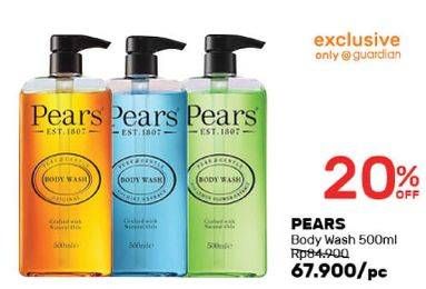 Promo Harga PEARS Body Wash 500 ml - Guardian