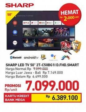 Promo Harga SHARP 2T-C50BG | LED TV 50"  - Carrefour