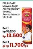 Promo Harga Fresh Care Minyak Angin Aromatherapy Hot Strong, Kayu Putih 10 ml - Indomaret
