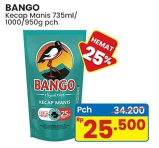 Promo Harga Bango Kecap Manis 735 ml - Indomaret