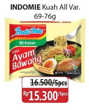 Promo Harga Indomie Mi Kuah All Variants 69 gr - Alfamidi