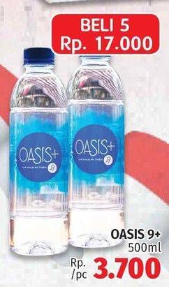 Promo Harga OASIS Air Mineral per 5 botol 500 ml - LotteMart
