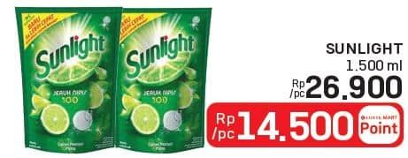 Promo Harga Sunlight Pencuci Piring 1500 ml - LotteMart