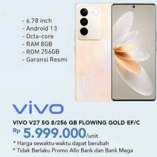 Promo Harga Vivo V27e Smartphone 8 GB + 256 GB 1 pcs - Carrefour