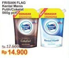 Promo Harga FRISIAN FLAG Susu Kental Manis Cokelat, Putih 560 gr - Indomaret