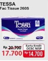 Promo Harga TESSA Facial Tissue TP-02 260 sheet - Alfamart