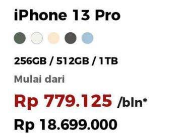 Promo Harga Apple iPhone 13 Pro 512 GB, 1 TB, 256 GB  - Erafone