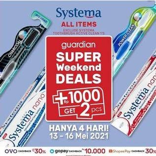 Promo Harga SYSTEMA Toothpaste & Toothbrush All Items  - Guardian