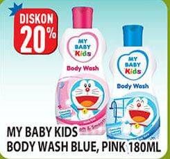 Promo Harga My Baby Kids Body Wash Cool Fresh, Soft Smooth 180 ml - Hypermart