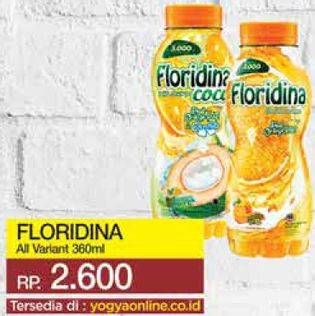 Promo Harga FLORIDINA Juice Pulp Orange All Variants 360 ml - Yogya