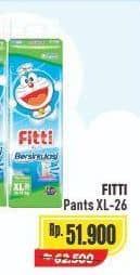 Promo Harga Fitti Pants XL26 26 pcs - Alfamart