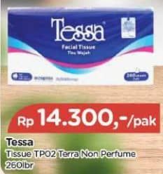 Promo Harga Tessa Facial Tissue 260 sheet - TIP TOP