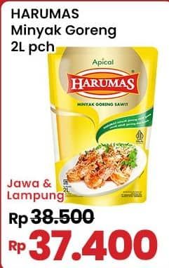 Promo Harga Harumas Minyak Goreng 2000 ml - Indomaret