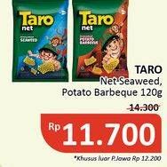 Promo Harga TARO Net Seaweed, Potato BBQ 120 gr - Alfamidi