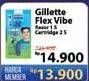 Promo Harga Gillette Flexi Vibe 3 pcs - Alfamidi